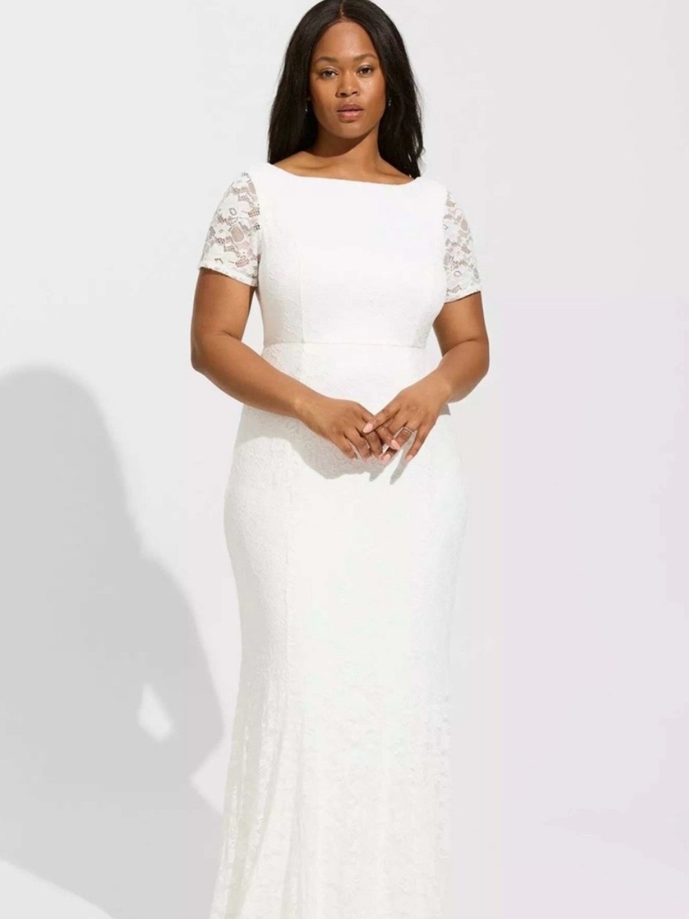 Torrid Ever After Fit & Flare Ivory wedding dress Plus size woman’s 20 Brand New